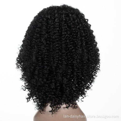 Wholesale Cheap Price Unprocessed  Hair Full Lace Human Hair Wigs Kinky Curly Lace Front Wig